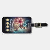 Massage Therapy Heilung Hände Energie Wellness-Cen Gepäckanhänger (Vorderseite horizontal)