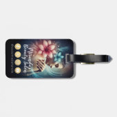 Massage Therapy Heilung Hände Energie Wellness-Cen Gepäckanhänger (Rückseite horizontal)