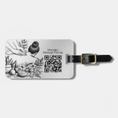 Massage Therapy Heilung Hände Energie Wellness-Cen Gepäckanhänger (Vorderseite horizontal)