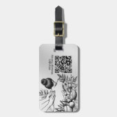 Massage Therapy Heilung Hände Energie Wellness-Cen Gepäckanhänger (Vorderseite vertikal)