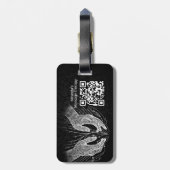 Massage Therapy Heilung Hände Energie Wellness-Cen Gepäckanhänger (Rückseite vertikal)