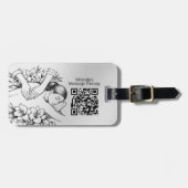 Massage Therapy Heilung Hände Energie Wellness-Cen Gepäckanhänger (Vorderseite horizontal)