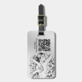 Massage Therapy Heilung Hände Energie Wellness-Cen Gepäckanhänger (Vorderseite vertikal)