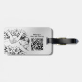 Massage Therapy Heilung Hände Energie Wellness-Cen Gepäckanhänger (Rückseite horizontal)