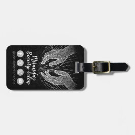 Massage Therapy Heilung Hände Energie Wellness-Cen Gepäckanhänger