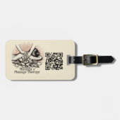 Massage Therapy Heilung Hände Energie Wellness-Cen Gepäckanhänger (Vorderseite horizontal)