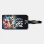 Massage Therapy Heilung Hände Energie Wellness-Cen Gepäckanhänger (Rückseite horizontal)