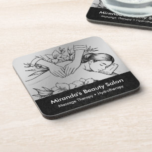 Massage Therapy Heilung Hände Energie Wellness-Cen Getränkeuntersetzer