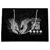 Massage Therapy Heilung Hände Energie Wellness-Cen Große Geschenktüte (Vorderseite)