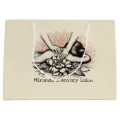 Massage Therapy Heilung Hände Energie Wellness-Cen Große Geschenktüte (Vorderseite)