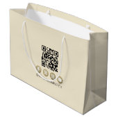 Massage Therapy Heilung Hände Energie Wellness-Cen Große Geschenktüte (Rückseite Schrägansicht)