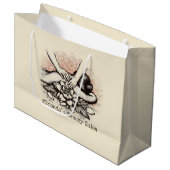 Massage Therapy Heilung Hände Energie Wellness-Cen Große Geschenktüte (Vorderseite Schrägansicht)