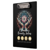 Massage Therapy Heilung Hände Energie Wellness-Cen Klemmbrett (Links)