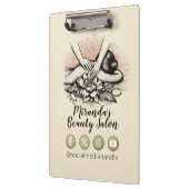 Massage Therapy Heilung Hände Energie Wellness-Cen Klemmbrett (Links)