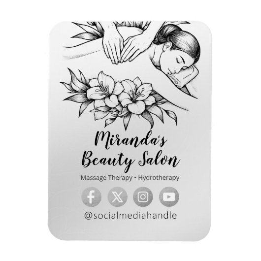 Massage Therapy Heilung Hände Energie Wellness-Cen Magnet (Vertikal)