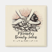 Massage Therapy Heilung Hände Energie Wellness-Cen Magnet (Vorne)