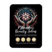 Massage Therapy Heilung Hände Energie Wellness-Cen Magnet (Vertikal)