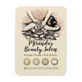 Massage Therapy Heilung Hände Energie Wellness-Cen Magnet (Vertikal)