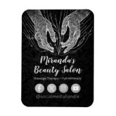 Massage Therapy Heilung Hände Energie Wellness-Cen Magnet (Vertikal)