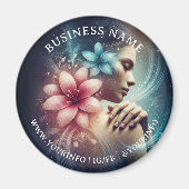 Massage Therapy Heilung Hände Energie Wellness-Cen Magnet (Vorne)