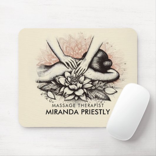 Massage Therapy Heilung Hände Energie Wellness-Cen Mousepad (Mit Mouse)