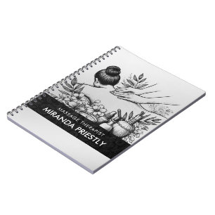 Massage Therapy Heilung Hände Energie Wellness-Cen Notizblock