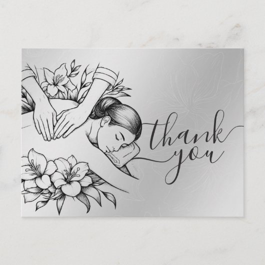 Massage Therapy Heilung Hände Energie Wellness-Cen Postkarte (Vorderseite)