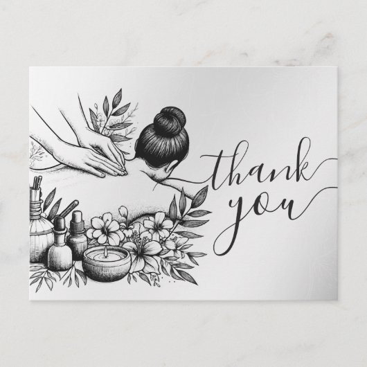 Massage Therapy Heilung Hände Energie Wellness-Cen Postkarte (Vorderseite)