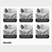 Massage Therapy Heilung Hände Energie Wellness-Cen Quadratischer Aufkleber (Blatt)