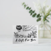 Massage Therapy Heilung Hände Energie Wellness-Cen Rabattkarte (Stehend Vorderseite)