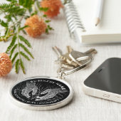 Massage Therapy Heilung Hände Energie Wellness-Cen Schlüsselanhänger (Seite)