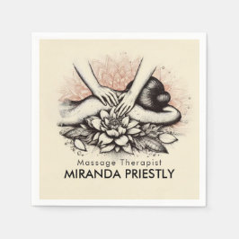 Massage Therapy Heilung Hände Energie Wellness-Cen Serviette