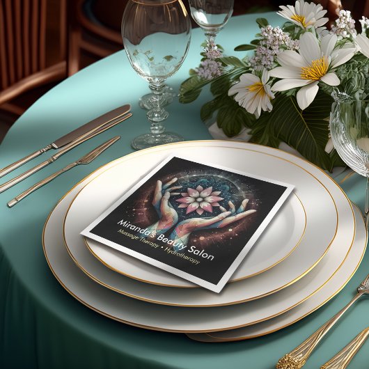 Massage Therapy Heilung Hände Energie Wellness-Cen Serviette