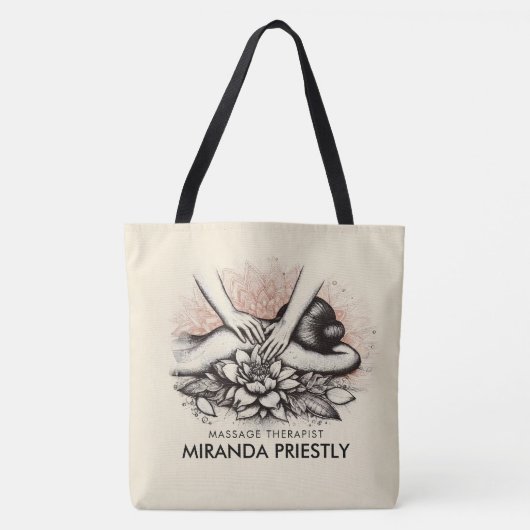 Massage Therapy Heilung Hände Energie Wellness-Cen Tasche (Vorderseite)