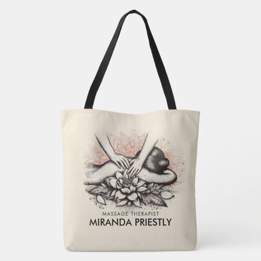 Massage Therapy Heilung Hände Energie Wellness-Cen Tasche (Rückseite)