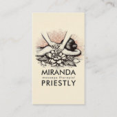 Massage Therapy Heilung Hände Energie Wellness-Cen Terminkarte (Vorderseite)