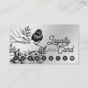 Massage Therapy Heilung Hände Energie Wellness-Cen Treuekarte