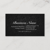 Massage Therapy Heilung Hände Energie Wellness-Cen Visitenkarte (Rückseite)