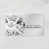 Massage Therapy Heilung Hände Energie Wellness-Cen Visitenkarte (Vorderseite)