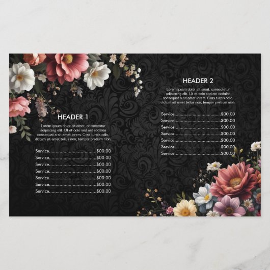 Massage Therapy Heilung Hände Preis Bifold Flyer (Rückseite)