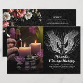 Massage Therapy Heilung Hände Preis Bifold Flyer (Vorne/Hinten)