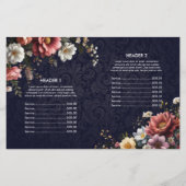 Massage Therapy Heilung Hände Preis Bifold Flyer (Rückseite)