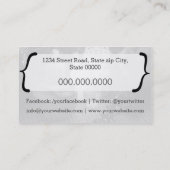 Massage Therapy/Spa/Health Visitenkarte (Rückseite)