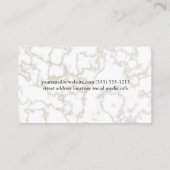 Massage Therapy | Spa Oils Salts Visitenkarte (Rückseite)