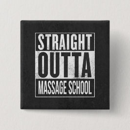 Massage Therapy Student School Abschluss Geschenk Button