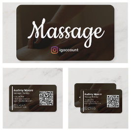 Massage Therapy Vorlagen Design ganzheitliche Mass Visitenkarte