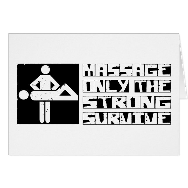Massage überleben (Vorderseite (Horizontal))