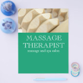 Massage und Therapeut Flyer (Einzeln)
