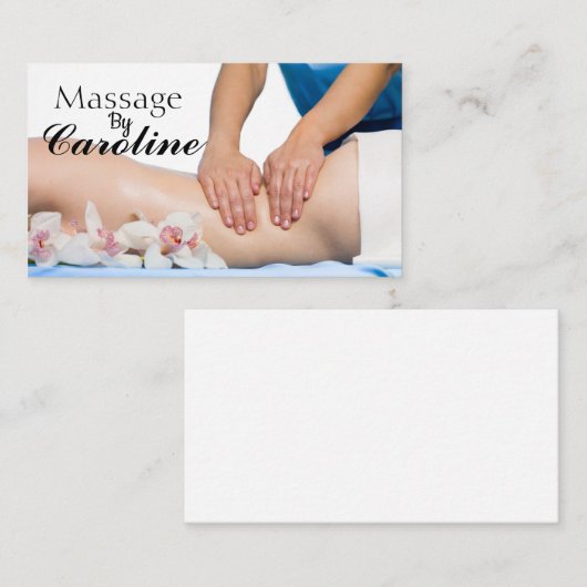 Massage Visitenkarte (Vorne/Hinten)