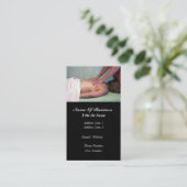 Massage-Visitenkarte Visitenkarte (Stehend Vorderseite)